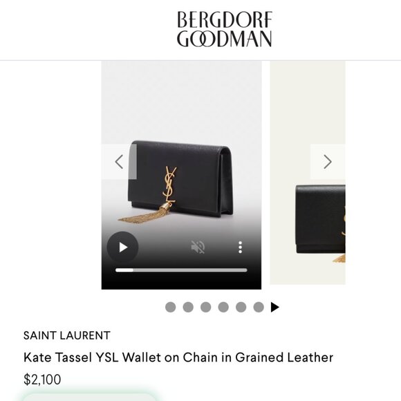 Yves Saint Laurent Kate Monogram Tassel crossbody bag - Picture 15 of 16